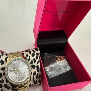 Betsey Johnson Gold Women's Watch